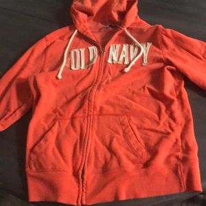 old navey sweater